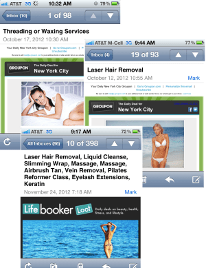 Laser Hair Removal Collage